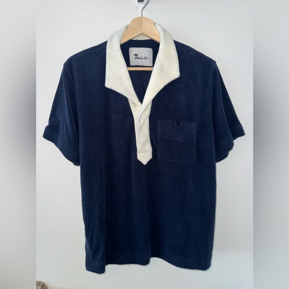 Tombolo Polo - Navy (Terrycloth)